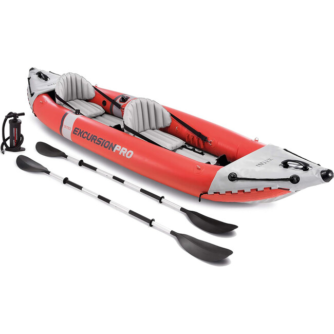 Excursion Pro 151 x 37 x 18" K2 Inflatable Kayak W/ Accessories