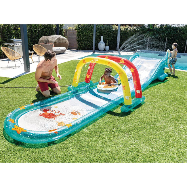 Inflatable Surfing Fun Slide W/ 2 Surf Riders - Water Toys - 2