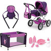 Baby Doll Pram Combi Grande Set - Doll Accessories - 1 - thumbnail