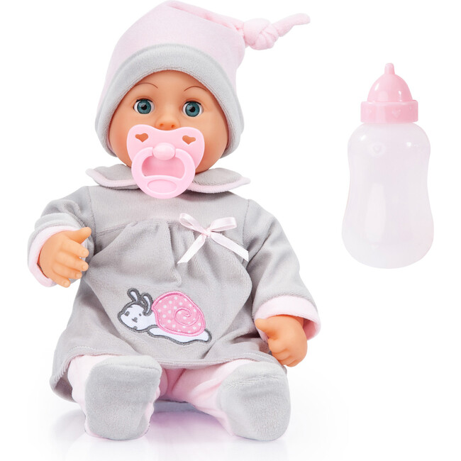 First Words 15" Baby Doll in Grey