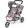 Dolls Twin 3 Wheel Jogger - Doll Accessories - 1 - thumbnail