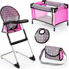 Doll High Chair/Crib Set - Doll Accessories - 1 - thumbnail