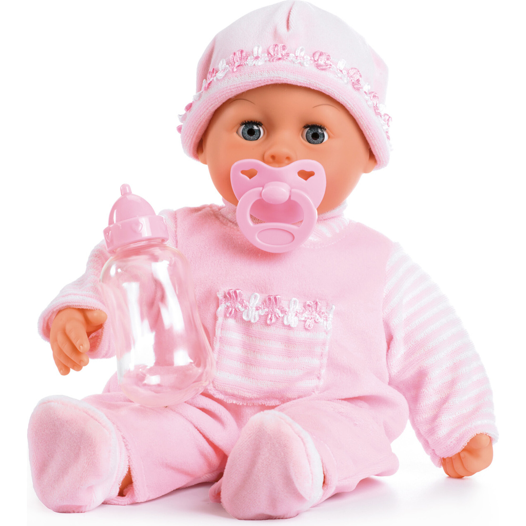 First Words 15"  Baby Doll in Soft Pink - Dolls - 1