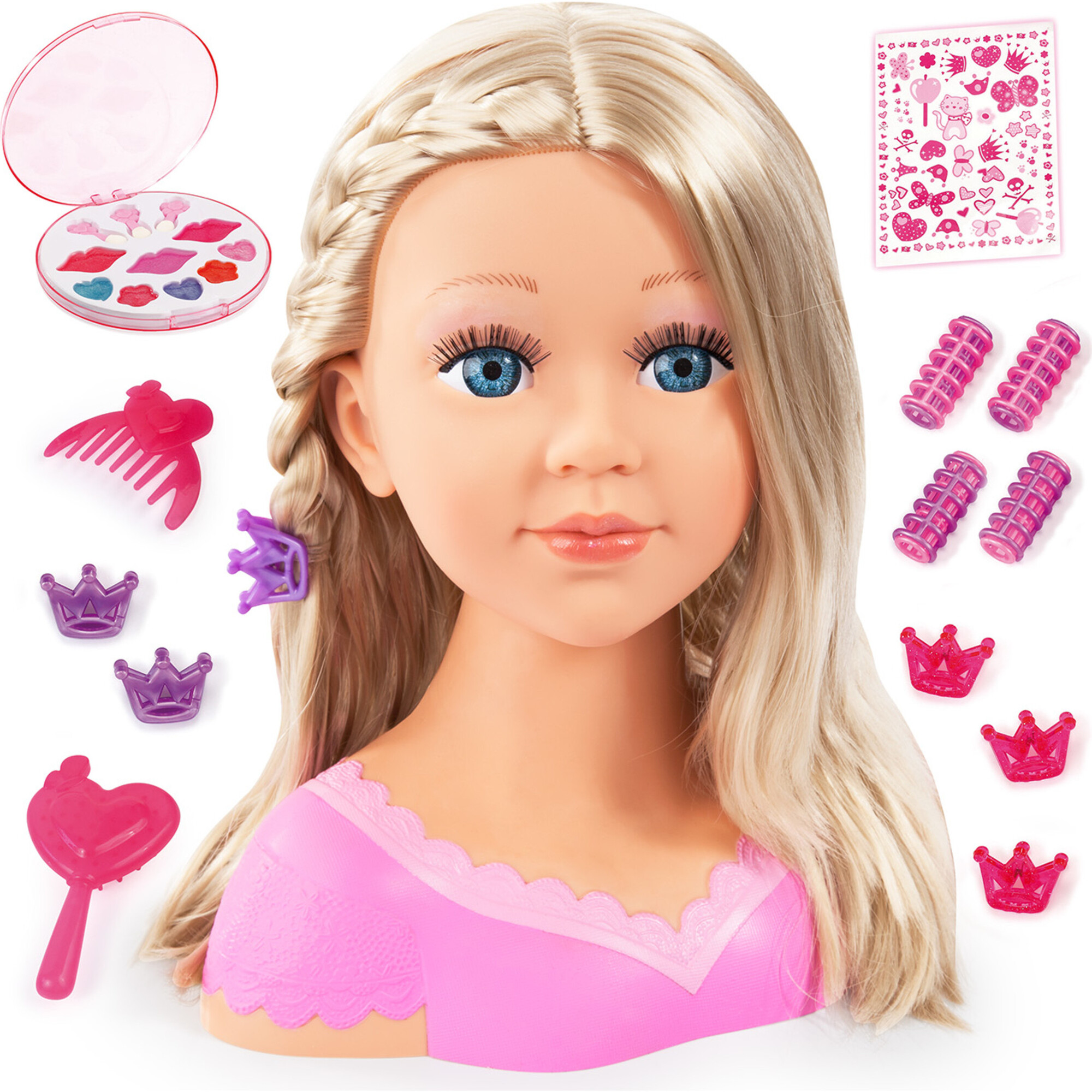 Charlene Super Model Blonde Styling Head w/ Makeup - Beauty Sets - 1