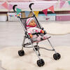 Doll Umbrella Stroller in Grey - Doll Accessories - 2