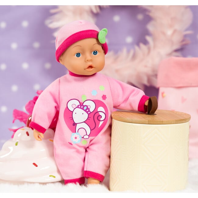 First Words 13" Pink Baby Doll Toy W/ Accessories - Dolls - 3