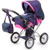 Baby Doll City Star Pram in Polka Dots - Doll Accessories - 1 - thumbnail