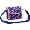 Trendy Pram Stroller for Toy Baby Dolls in Navy/Pink - Doll Accessories - 4