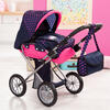 Baby Doll City Star Pram in Polka Dots - Doll Accessories - 2