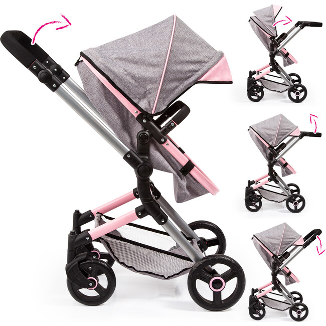 Dolls Pram City Vario Baby Doll Stroller - Doll Accessories - 3