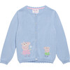 Peppa & George Cardigan, Blue - Cardigans - 1 - thumbnail