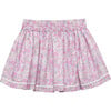 Liberty Print Peppa Meadow Bow Skirt, Pink Peppa Meadow - Skirts - 2