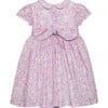 Liberty Print Peppa Smocked Party Dress, Pink Peppa Meadow - Dresses - 2