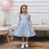 Liberty Print Peppa Meadow Dress, Blue Peppa Meadow - Dresses - 4