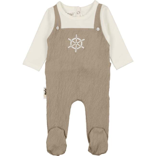 Sailor Overall Footie, Sand
