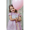 Liberty Print Peppa Smocked Party Dress, Pink Peppa Meadow - Dresses - 8