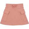 Rugby Stripe Pocket A-Line Short Skirt, Mauve - Skirts - 3