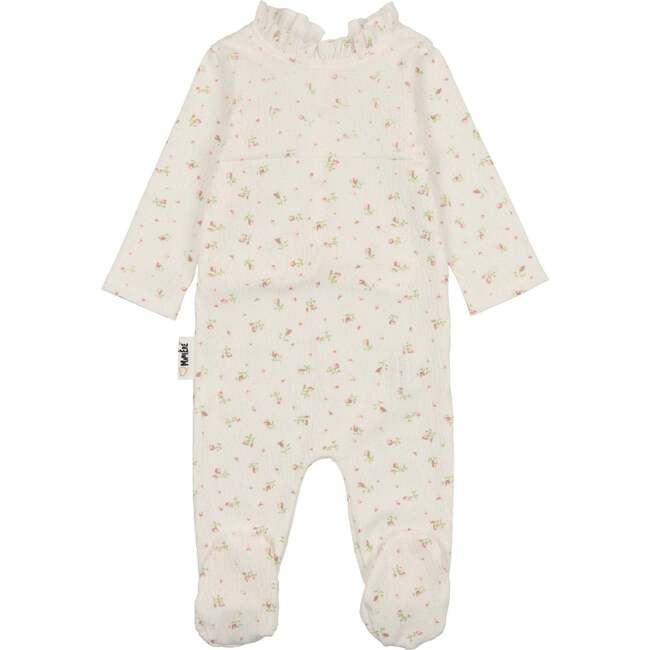 Sweet Rose Print Footie, Rose