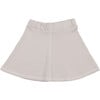 Micro-Grid Patterned Short Skirt, Mauve - Skirts - 1 - thumbnail