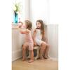 Glitter Mesh 2-Piece Top & Short Set, Mauve - Mixed Apparel Set - 2