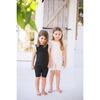 Glitter Mesh 2-Piece Top & Short Set, White & Mauve - Mixed Apparel Set - 3
