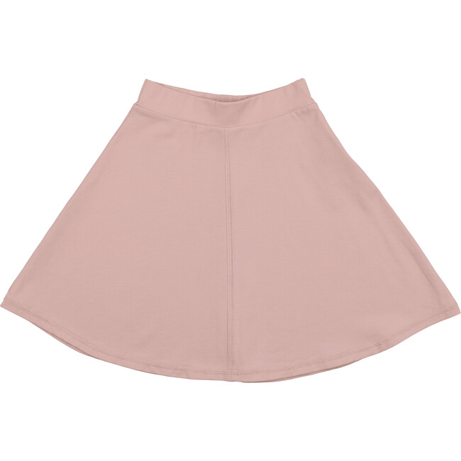 Girls Color-Block Pocket Skirt, Mauve