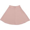 Girls Color-Block Pocket Skirt, Mauve - Skirts - 1 - thumbnail