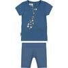 Fly Away Tie 2-Piece Top & Short Set, Royal Blue - Mixed Apparel Set - 1 - thumbnail