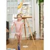 Frilled Sleeve Top & Short Set, Rose - Mixed Apparel Set - 2