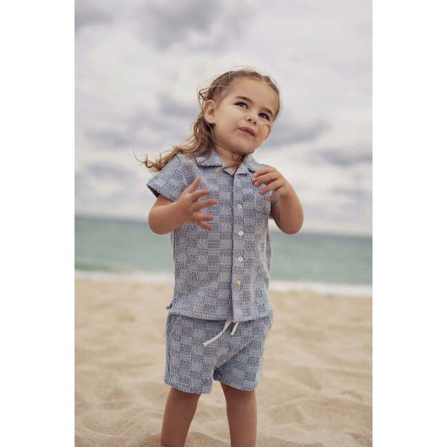 Cool Cabana Collared Shirt & Short Set, Coconut - Mixed Apparel Set - 3