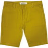 Horizontal Striped Boy Shorts, Honey - Shorts - 5