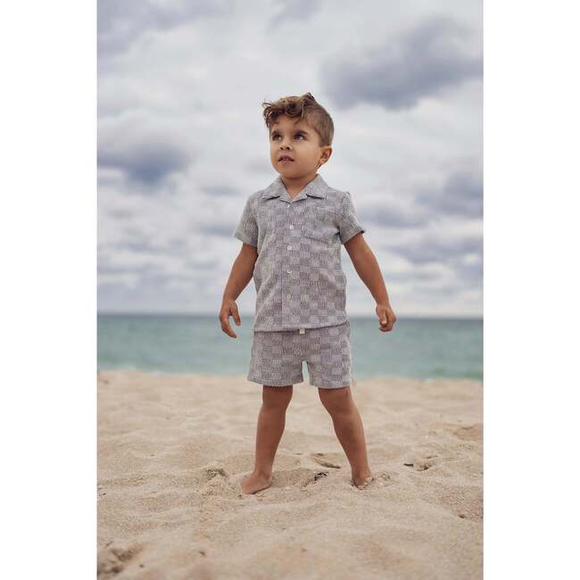 Cool Cabana Collared Shirt & Short Set, Coconut - Mixed Apparel Set - 4