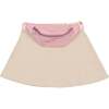 Boxy Belt Bag Short Skirt, Sand & Pink - Skirts - 1 - thumbnail