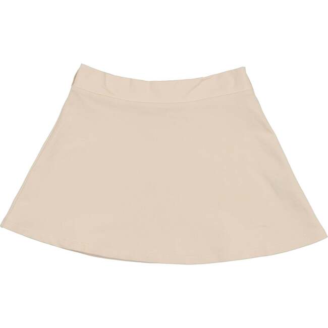 Boxy Belt Bag Short Skirt, Sand & Pink - Skirts - 2