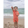 Beach Terry Pullover Top & Short Set, Coral - Mixed Apparel Set - 3