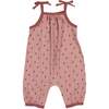 Baby Ribbed Berry Romper, Mauve - Onesies - 1 - thumbnail