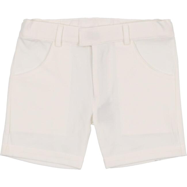 Boys Dress Shorts, Heathered Sand - Shorts - 5