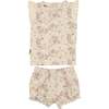 Baby Blooming 2-Piece Bloomer Set, Sand - Mixed Apparel Set - 1 - thumbnail