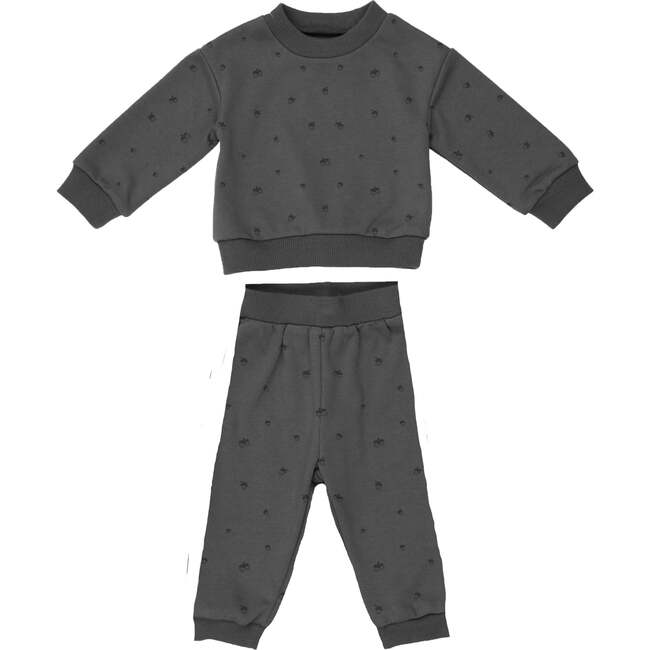 Baby & Toddler Acorn Print Loungewear Set, Grey