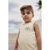 Baby Tennis Club Unisex Sleeveless Tee & Short Set, Mauve - Mixed Apparel Set - 3