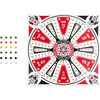 Rustik: 6-Player Tock Pachisi Game W/ Wood Playing Board - Games - 2