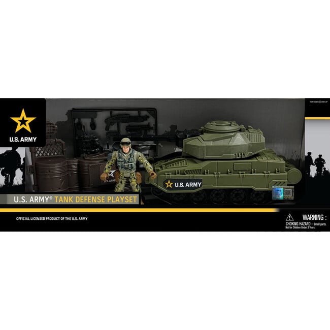U.S. Army: Tank Defense Kids Playset W/ Soldier - Playsets - 1
