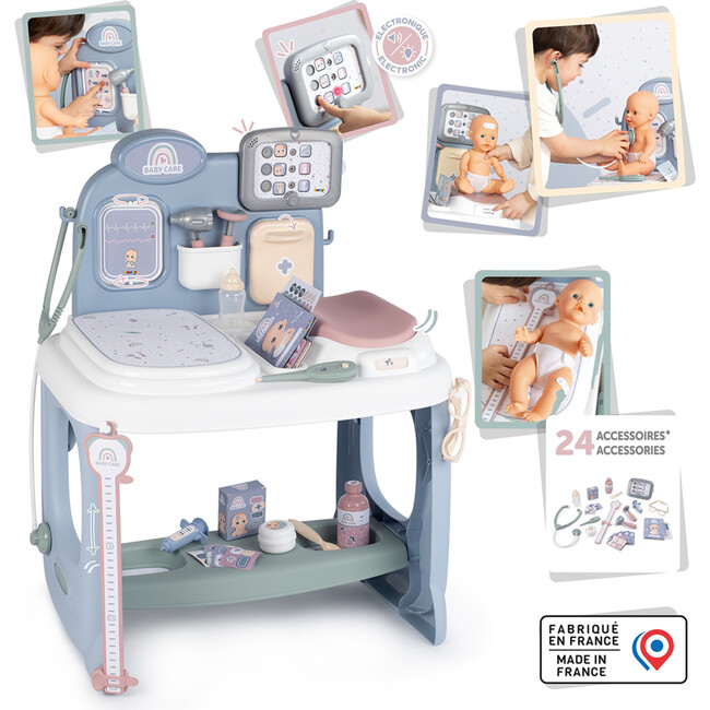 Pediatrician Baby Care Center Playset, 24 Pieces - Doll Accessories - 2