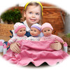 Cuddle Kids: 14" Lovable Talking Triplets Dolls - Dolls - 3