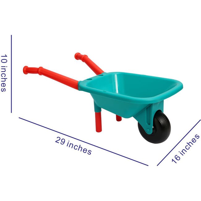 Trimate Kids Gardening Set W/ Wheelbarrow & Accessories, 10 Pieces - STEM Toys - 2