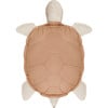 Quilted Shell Turtle Cushion, Orange And Natural - Pillows - 1 - thumbnail