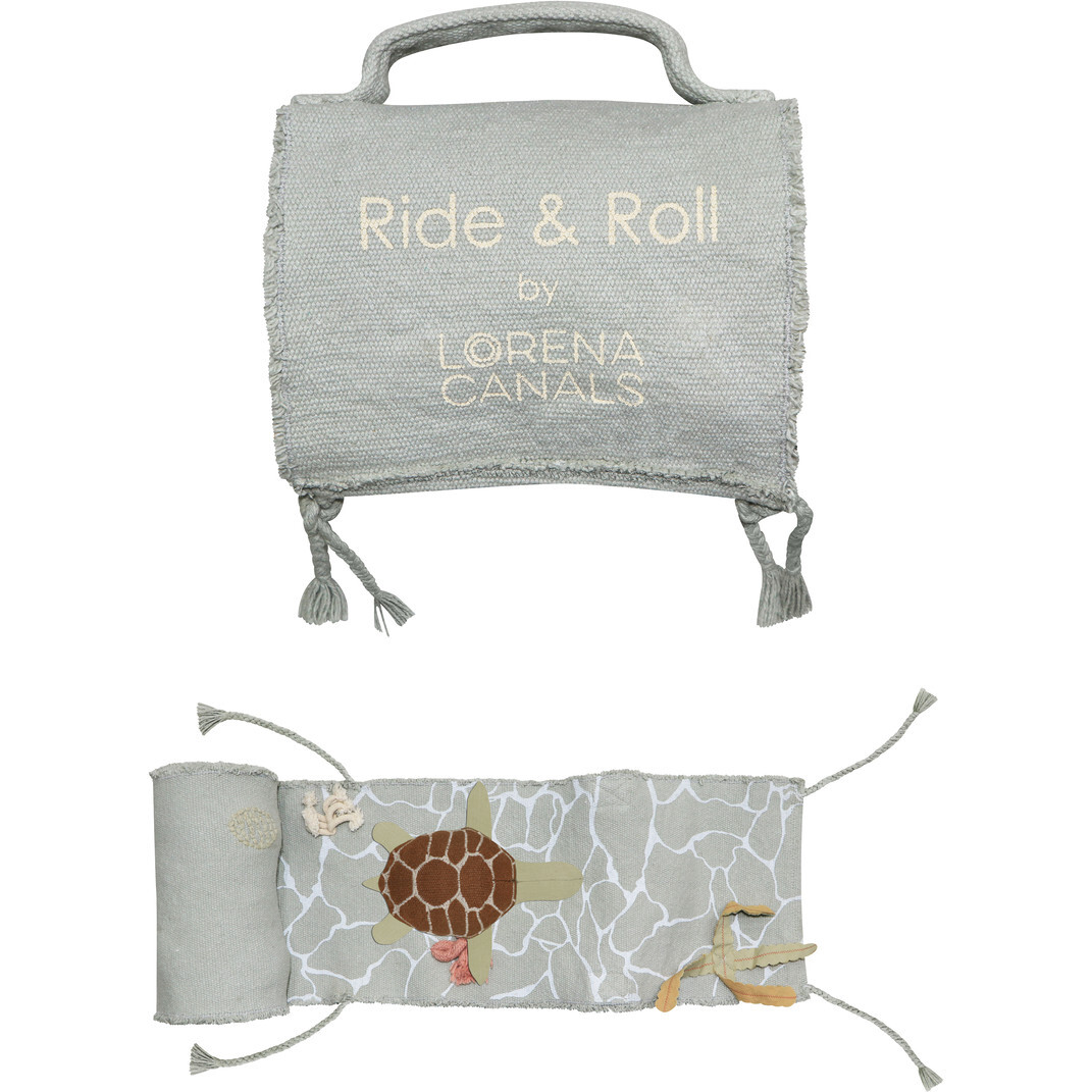 Ride & Roll Turtle Under The Sea Canvas Strip, Blue Sage - Play Kits - 1