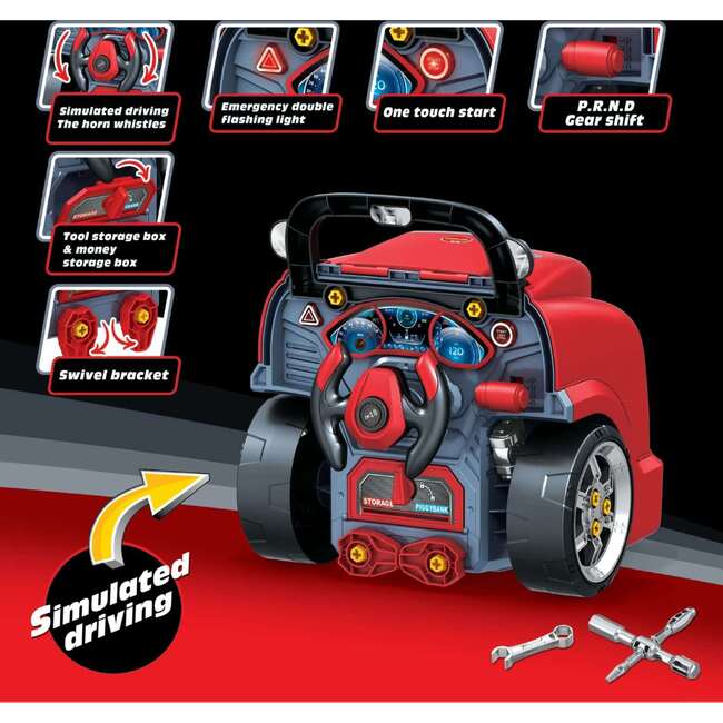 The Bubble Factory: Red City Truck Motor Car Engine Workshop - Transportation - 2