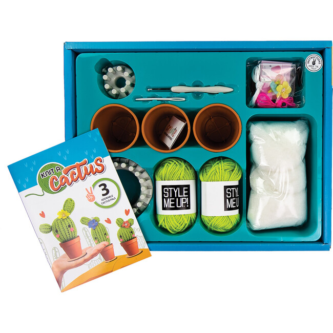 Knit a Cactus Kids Craft Set - Craft Kits - 2