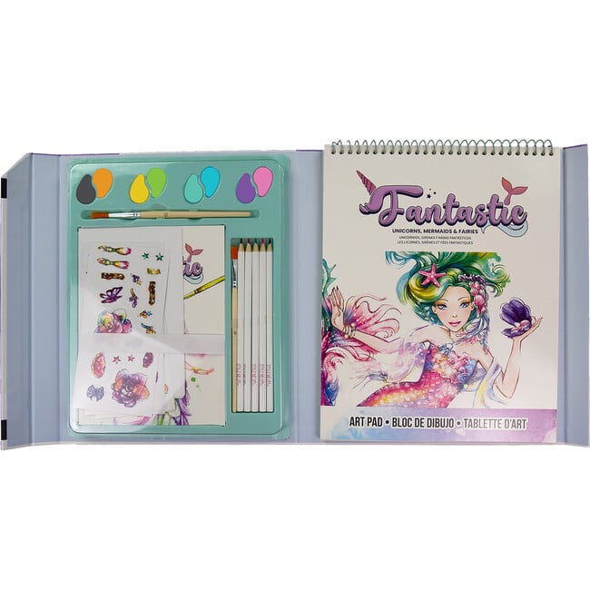 Fantastic Unicorn, Mermaids & Fairies Watercolor Kit - Craft Kits - 2